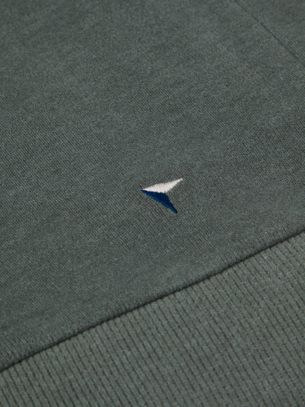 Super-Soft Cotton Rich Quarter Zip - Sage Green