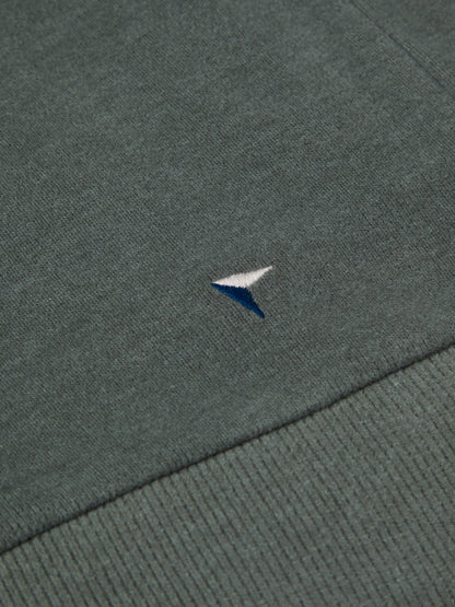 Super-Soft Cotton Rich Quarter Zip - Sage Green
