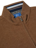 Super-Soft Cotton Rich Quarter Zip - Camel