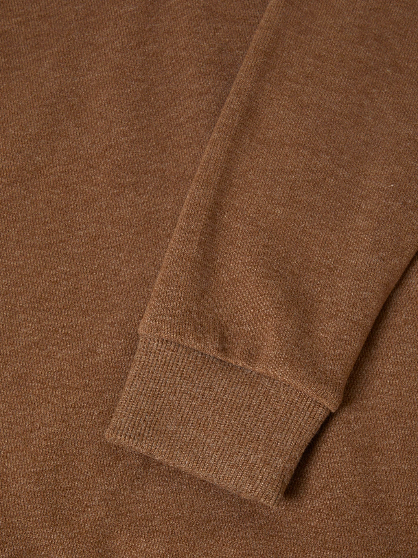 Super-Soft Cotton Rich Quarter Zip - Camel