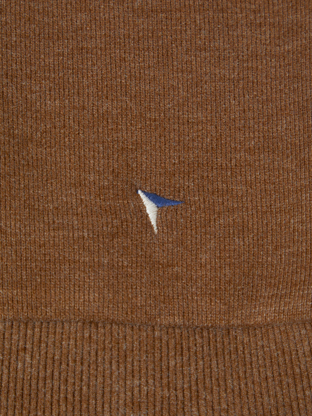 Super-Soft Cotton Rich Quarter Zip - Camel