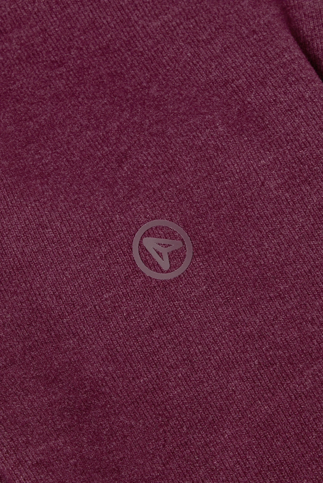 Super Soft Cotton 1/4 Zip Jumper - Burgundy