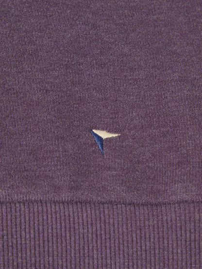 Super-Soft Cotton Rich Quarter Zip - Mauve Purple