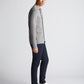 Long Sleeve Buttoned Polo Cardigan - Grey