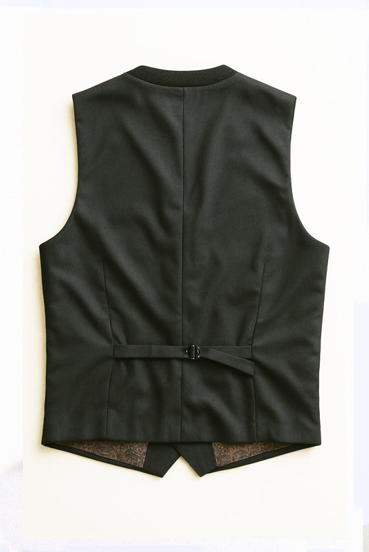 Harcourt Dark Green Suit - Waistcoat
