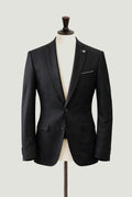 Remus Slim Fit Suit Jacket - Black