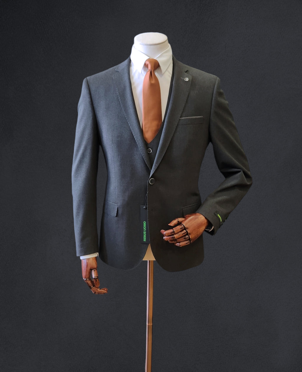Remus Slim Fit Suit Jacket - Charcoal