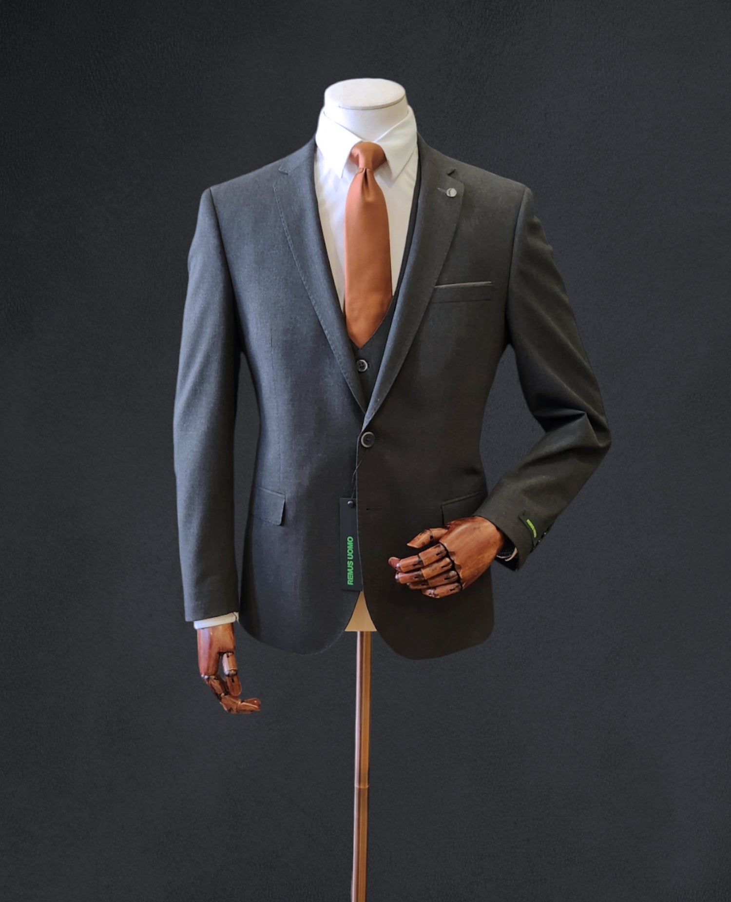 Remus Slim Fit Suit Jacket - Charcoal