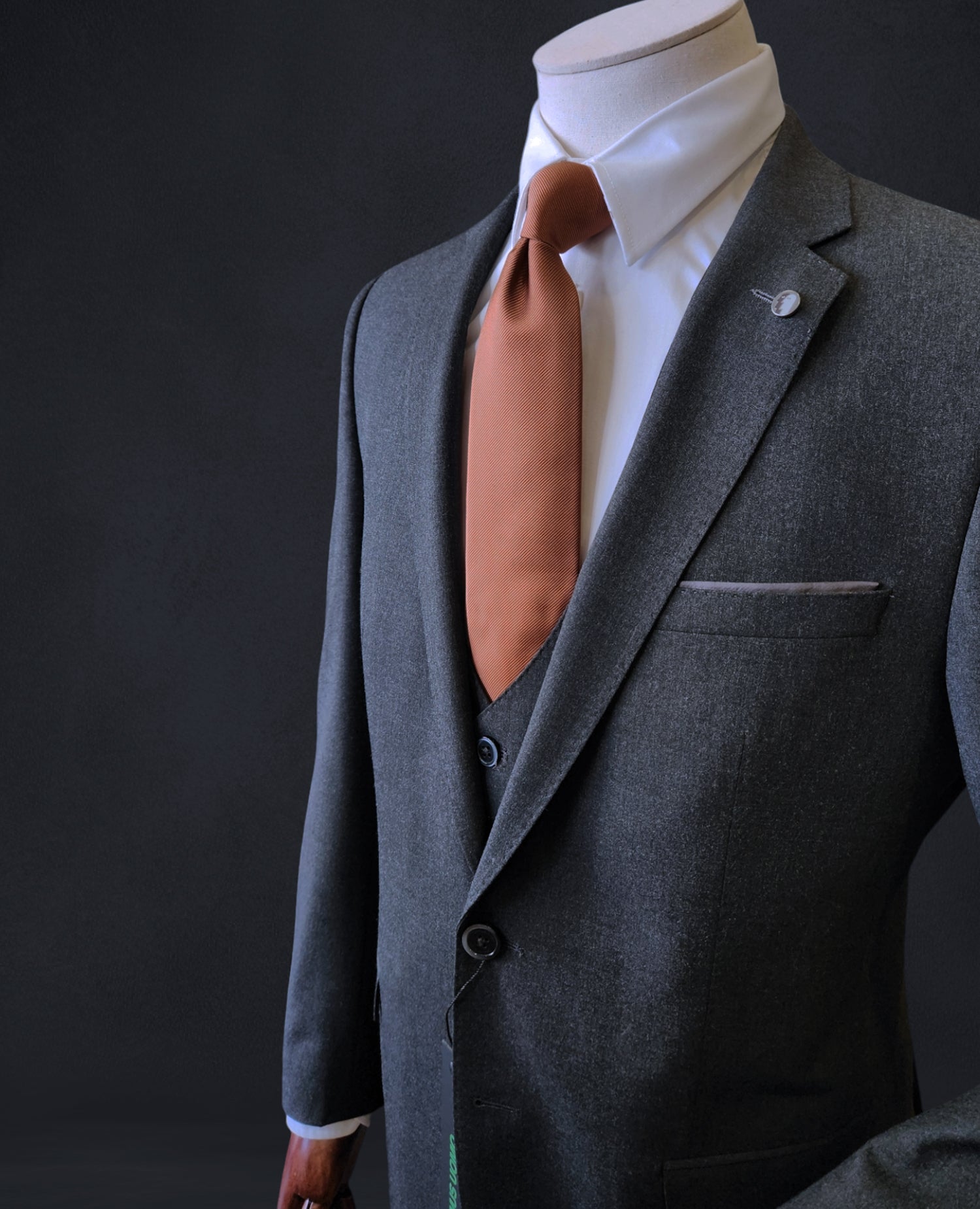 Remus Slim Fit Suit Jacket - Charcoal