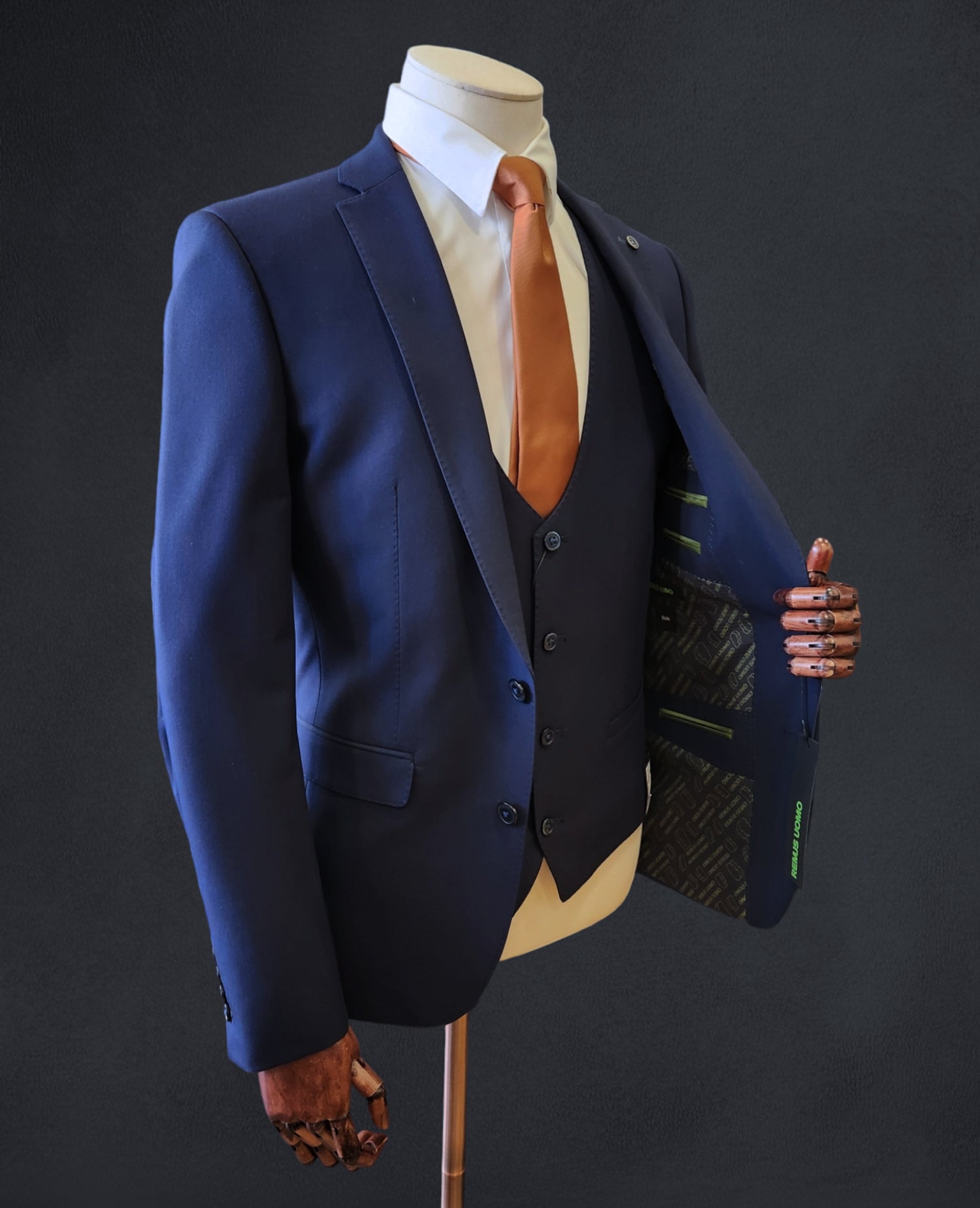Remus Slim Fit Suit Jacket - French Navy