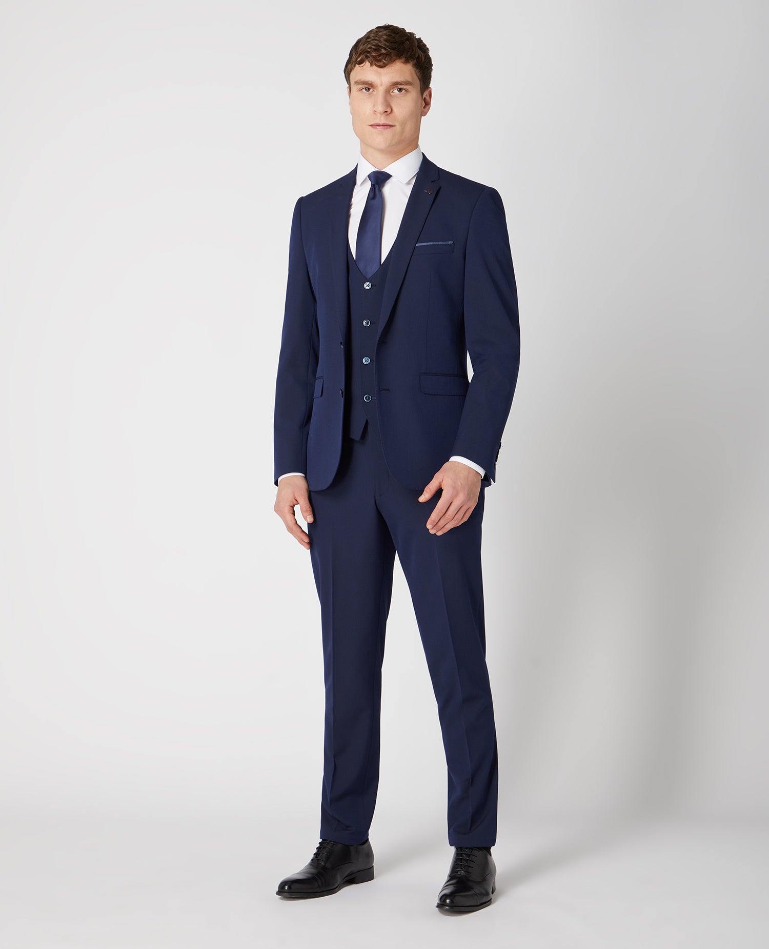 Remus Slim Fit Suit Jacket - French Navy