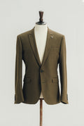 Soft Warm Handle Tapered Olive Suit - Jacket