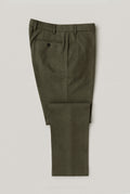 Soft Warm Handle Tapered Olive Suit - Trousers