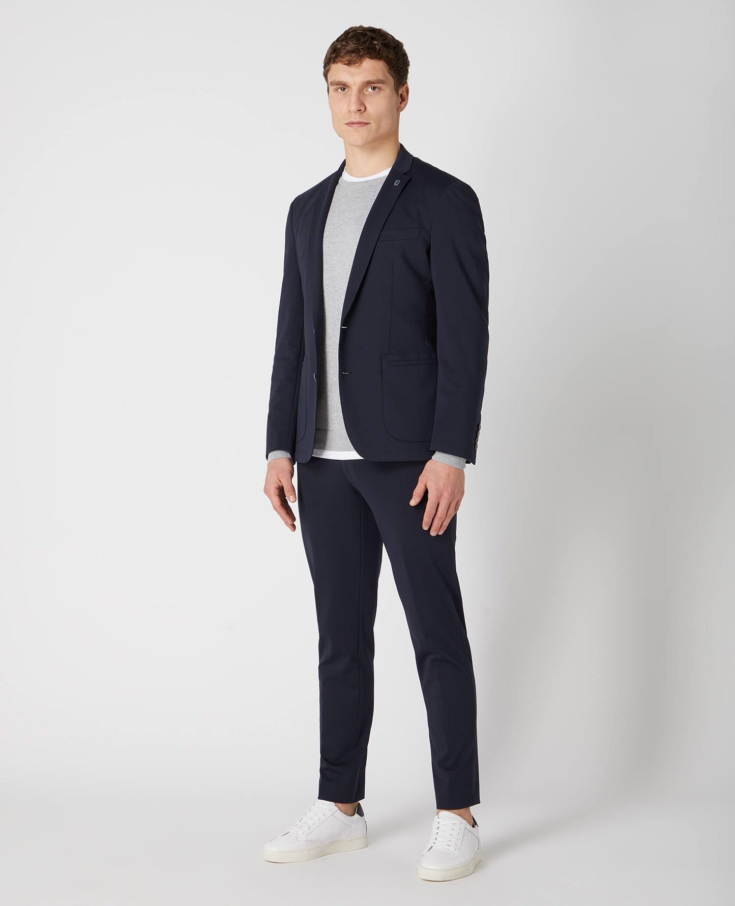 Remus Super-Stretch Slim Fit Jacket - Tabacco