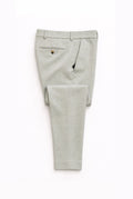 Alto | Sondrio Soft Stretch Slim Trousers - Sage