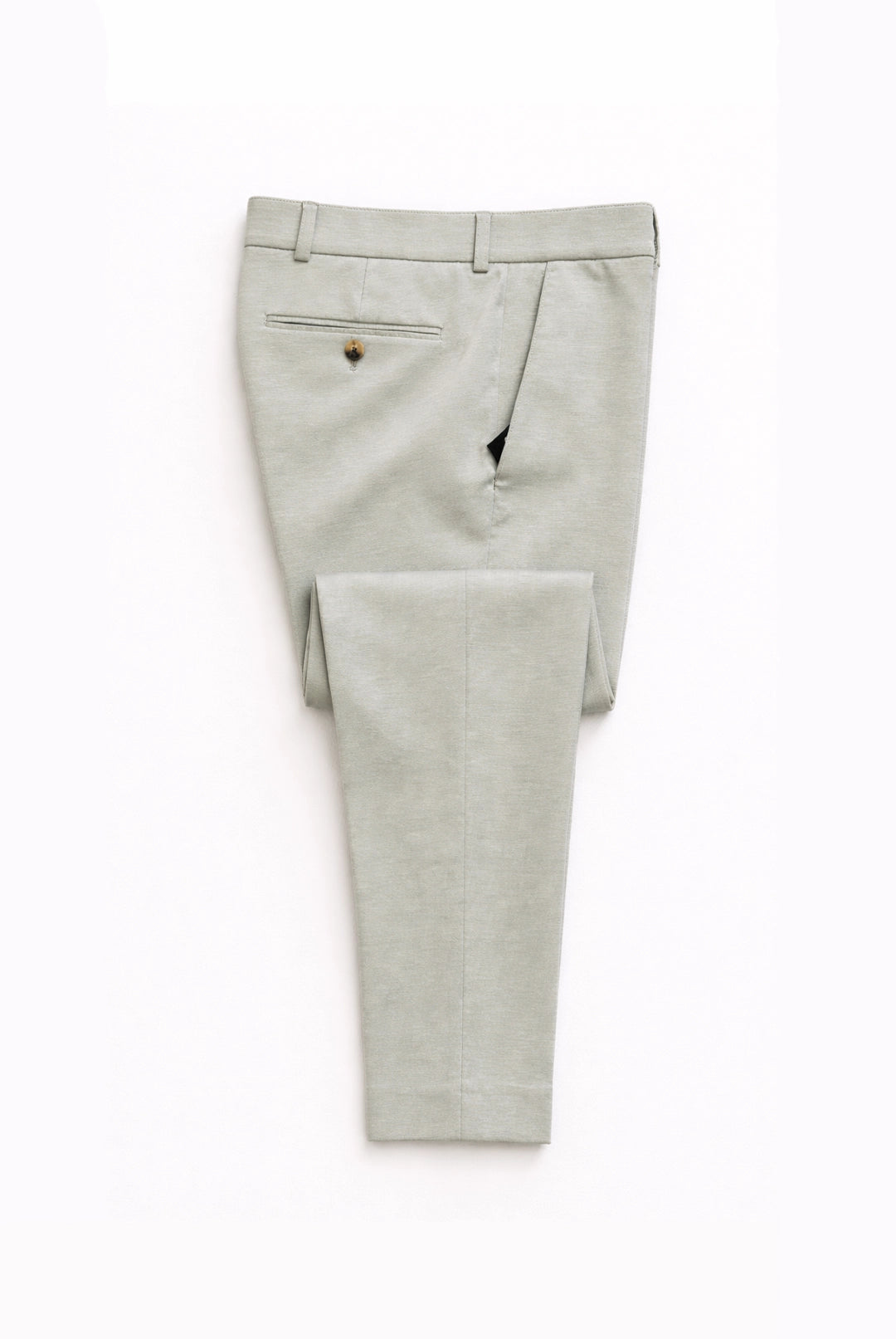 Alto | Sondrio Soft Stretch Slim Trousers - Sage