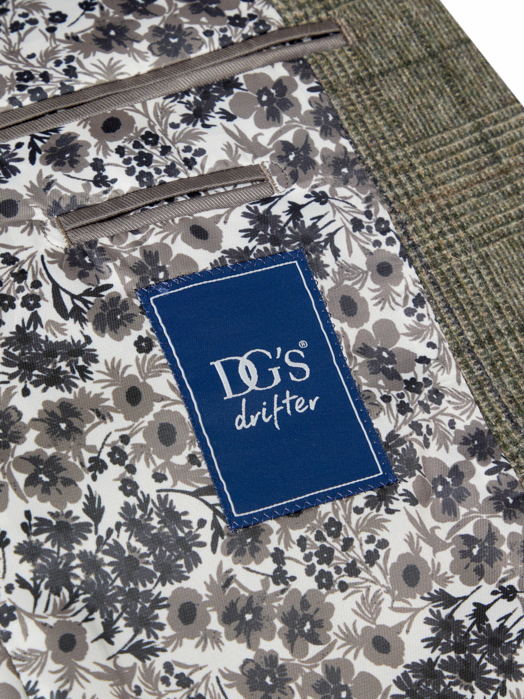 Pure Wool Tweed Check Jacket - Grey