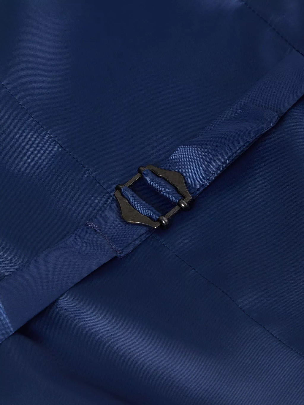 Slim Fit Polyviscose Suit Waistcoat - French Navy