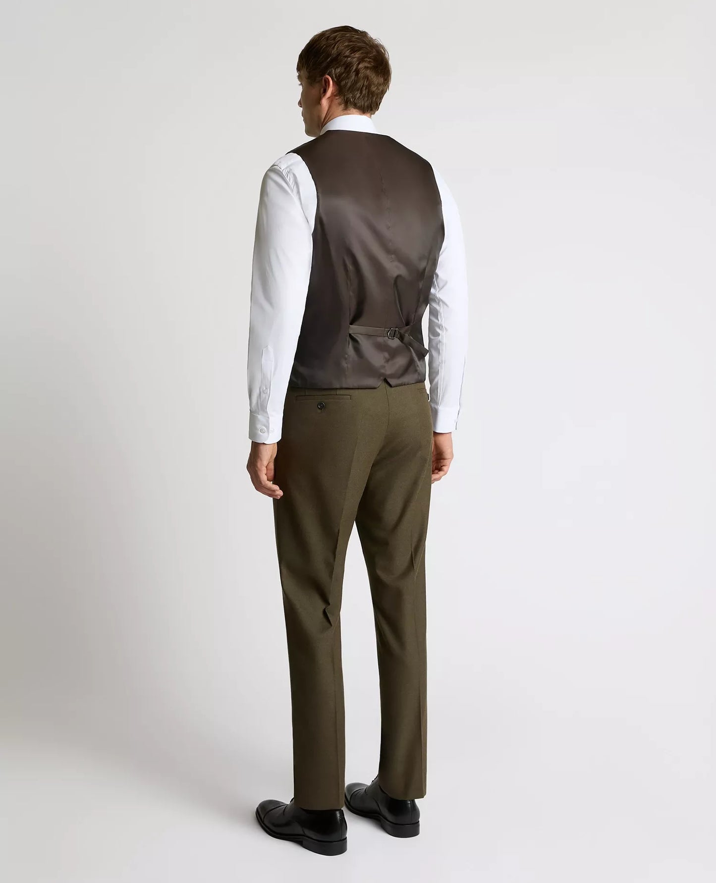 Soft Warm Handle Tapered Olive Suit - Trousers