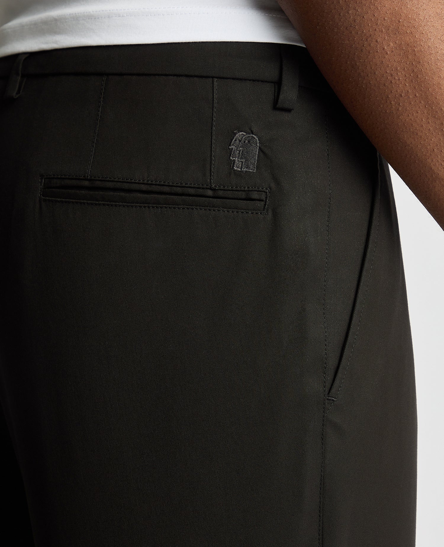 Slim Fit Stretch Trouser - Black
