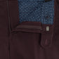 Expandable Waist Straight Leg Chinos - Burgundy