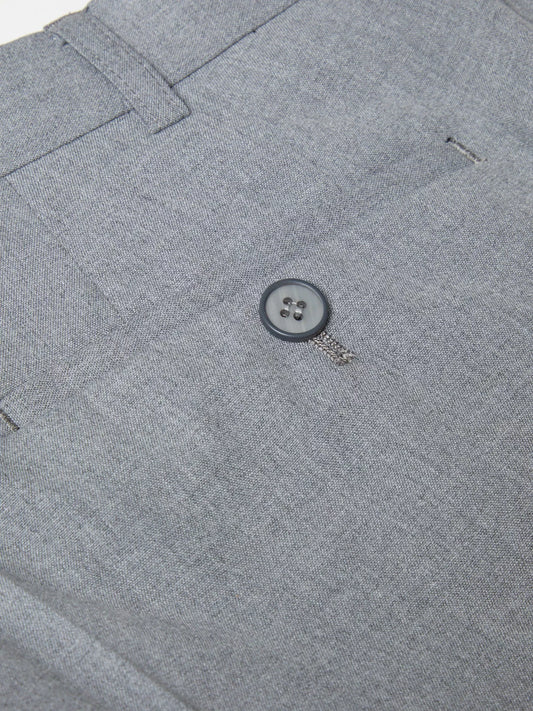 Dale Light Grey Tapered Stretch Fit Suit - Trousers