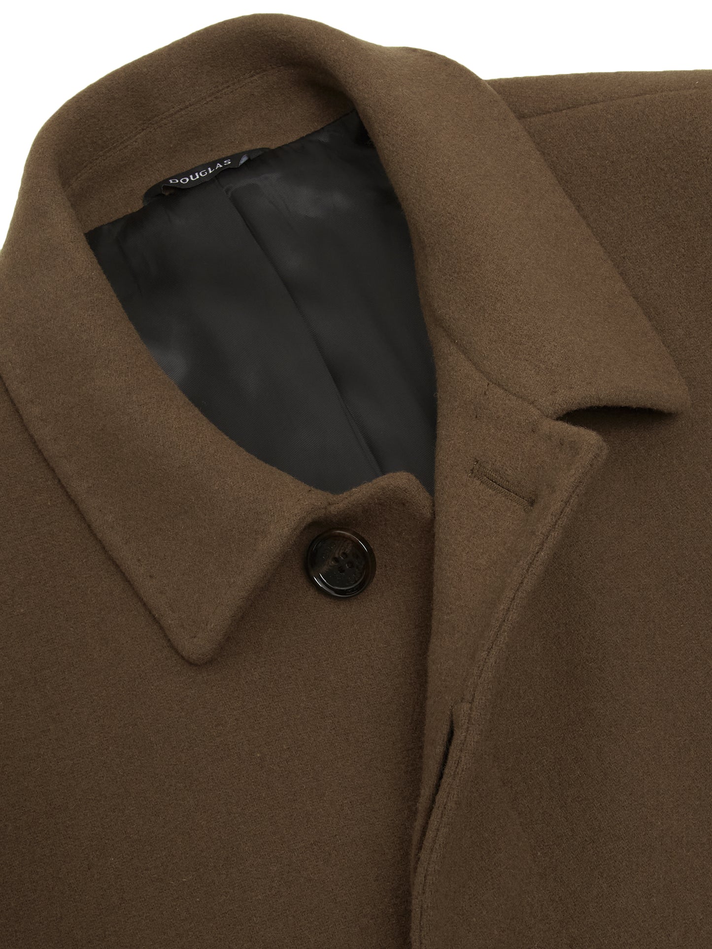 Hemsworth Wool-Rich Short Overcoat - Tabacco