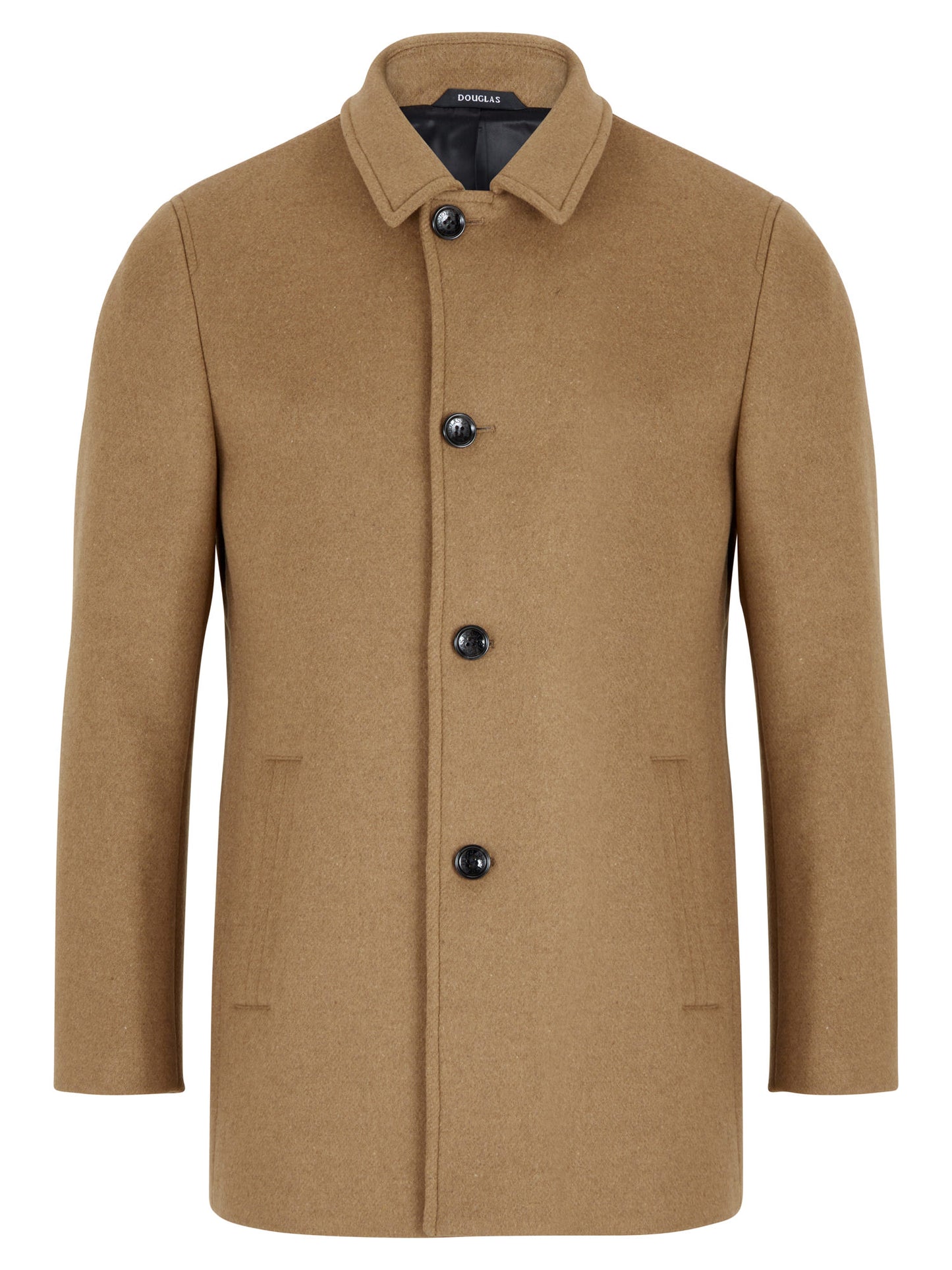 Bedford Wool-Rich Short Overcoat - Tan