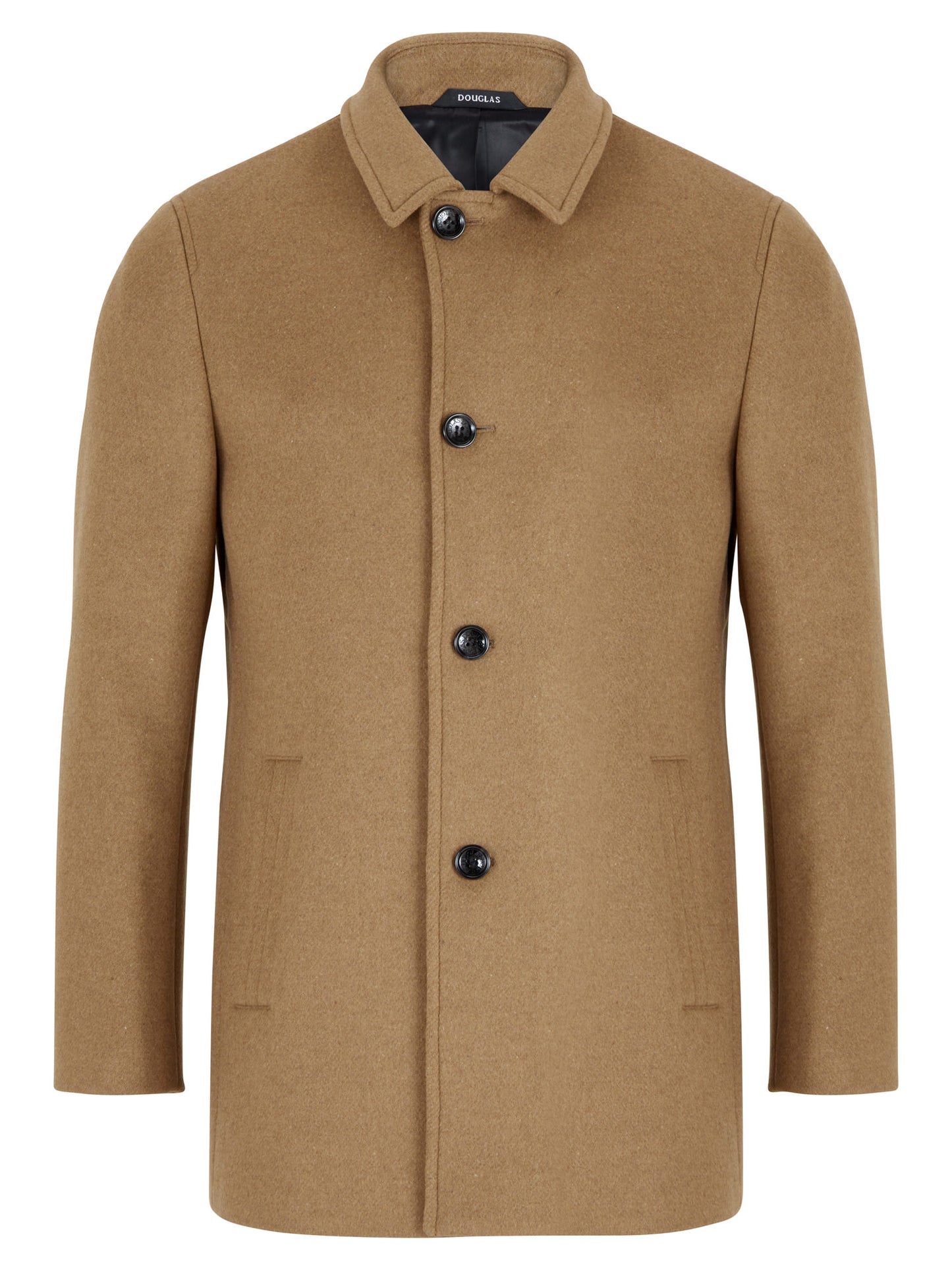 Bedford Wool-Rich Short Overcoat - Tan