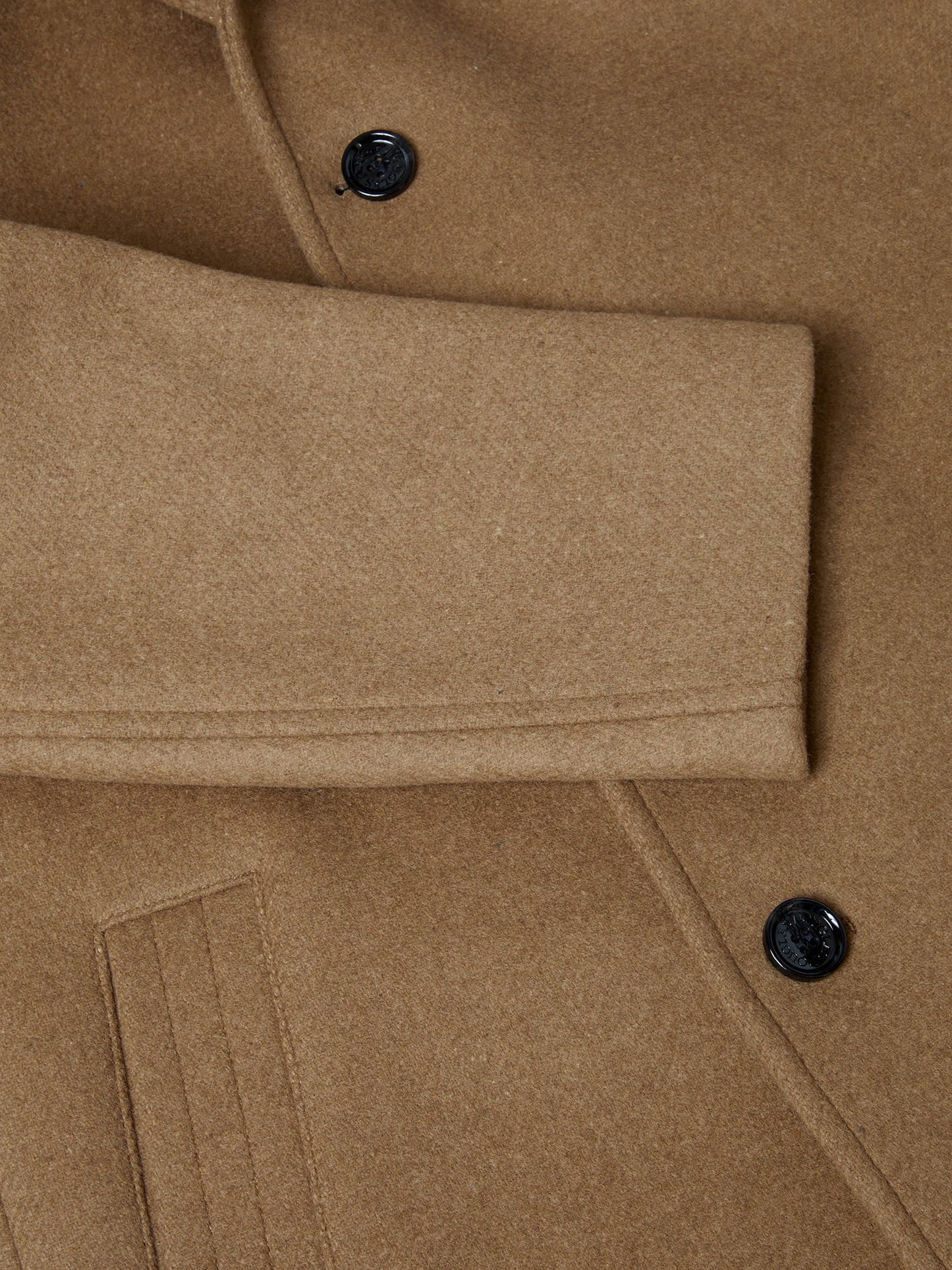 Bedford Wool-Rich Short Overcoat - Tan