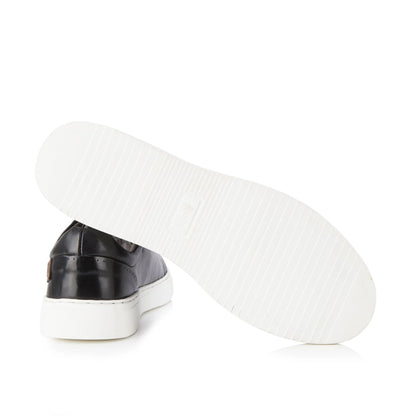 Cavan Leather Trainer - Black