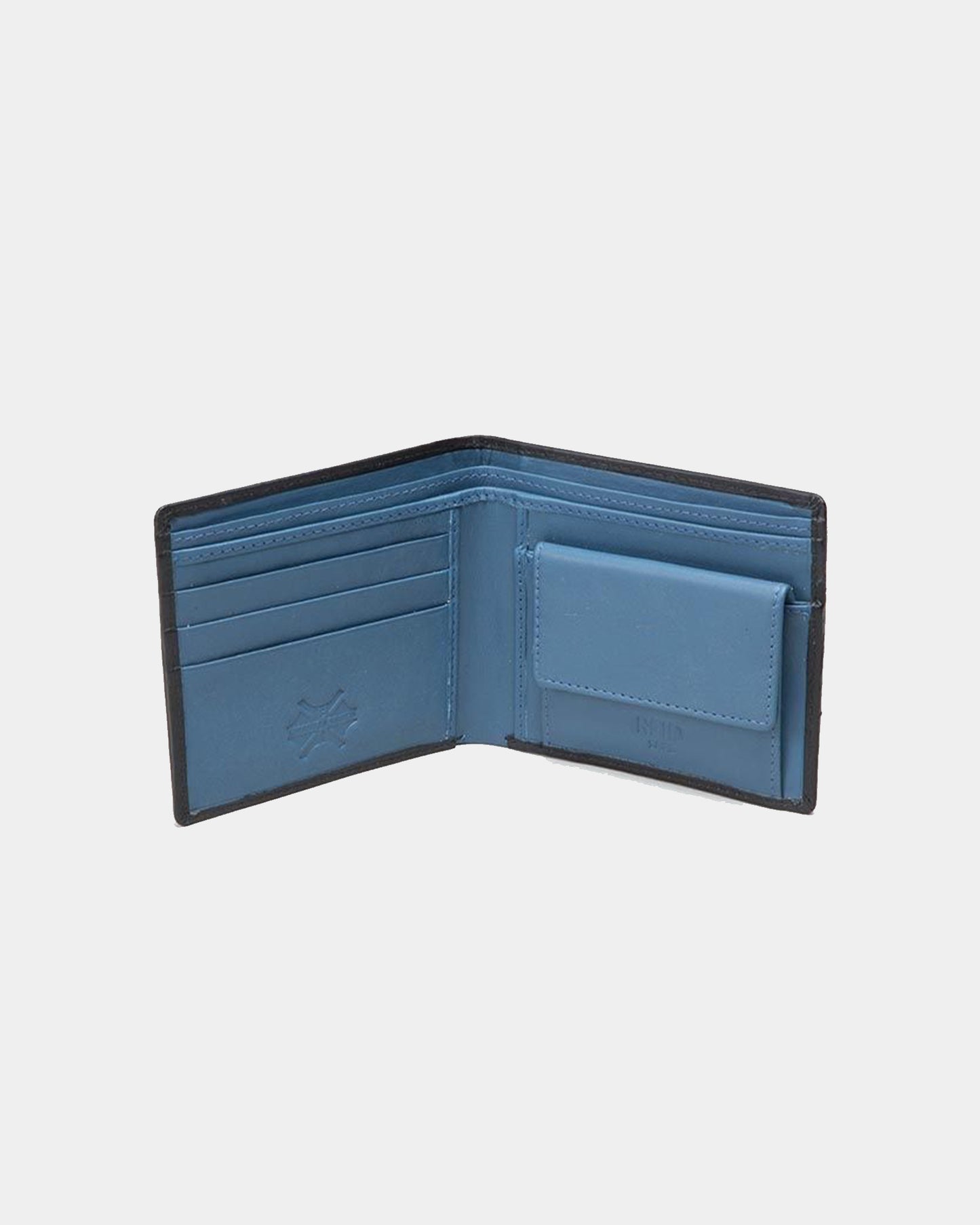 RFID Leather Wallet - Black | Blue 611016SY