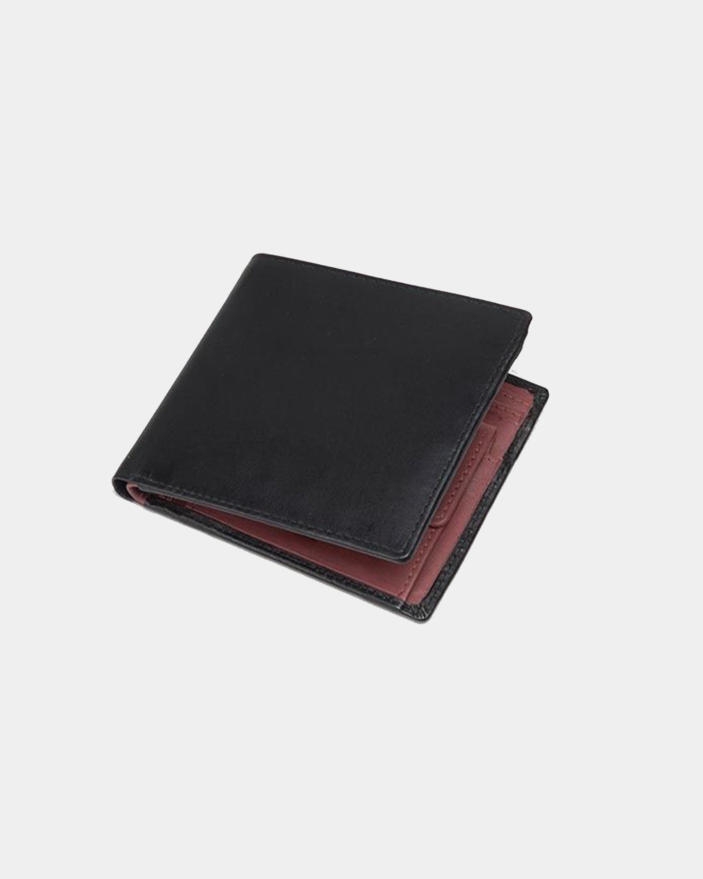 RFID Leather Wallet - Black | Red 611016SY