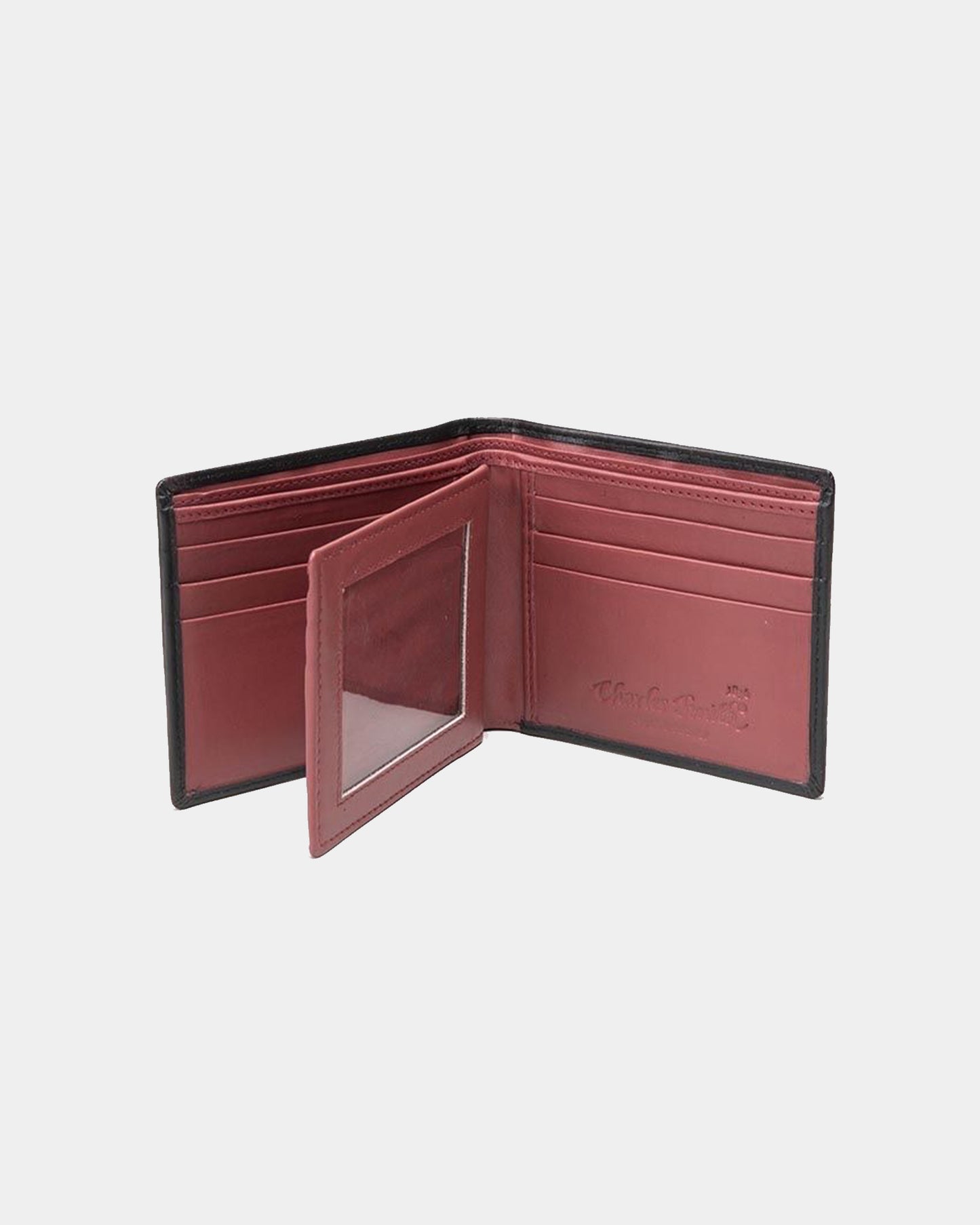 RFID Leather Wallet - Black | Red 611017SY