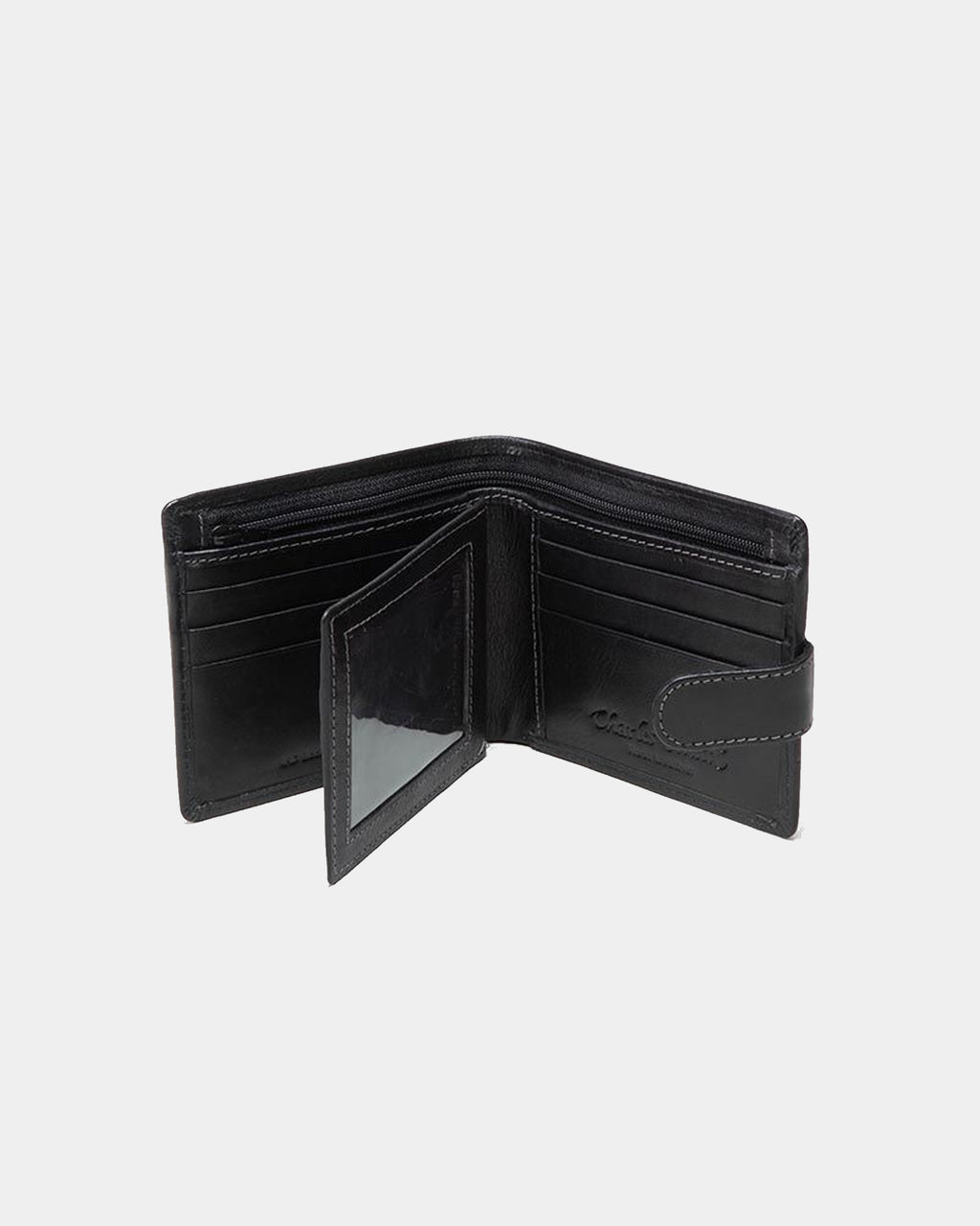 RFID Secure Leather Wallet - Black 614009CO