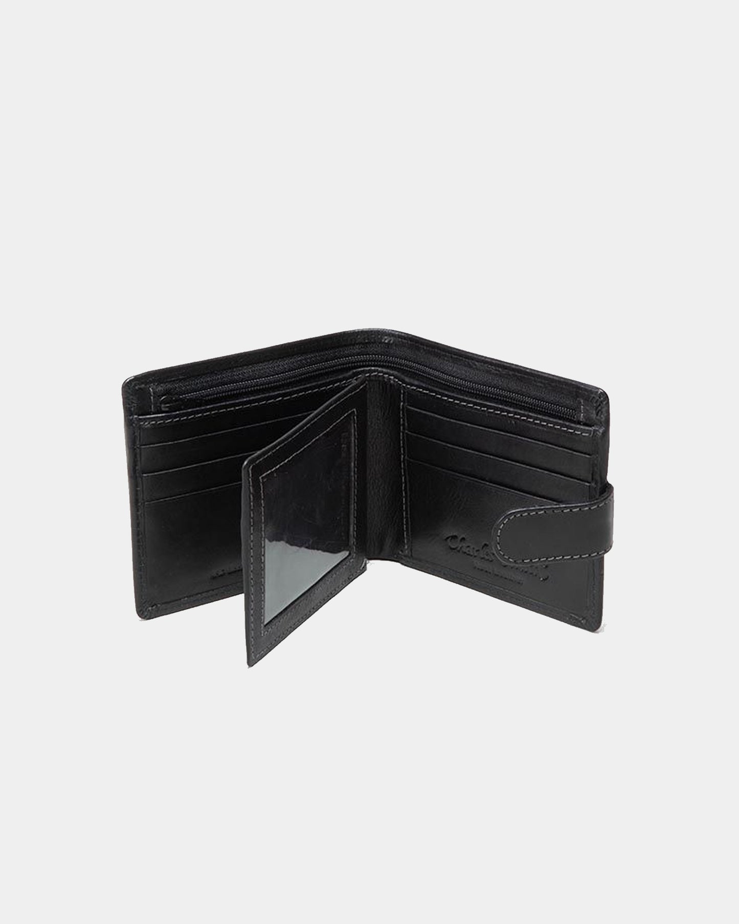 RFID Secure Leather Wallet - Black 614009CO