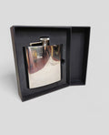 6oz Chrome Hip Flask Gift Set