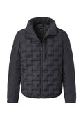 Quilted Puffer-style Coat - Navy