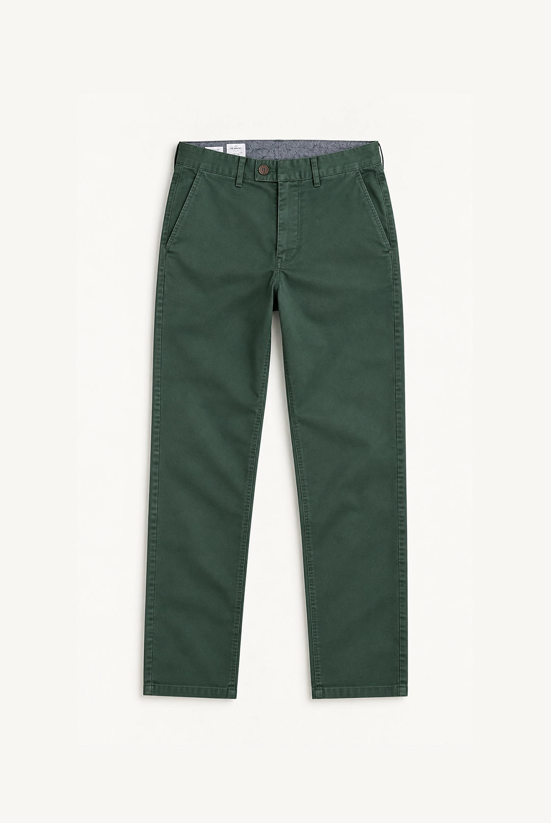 Driscol Cotton Straight Leg Chino - Green