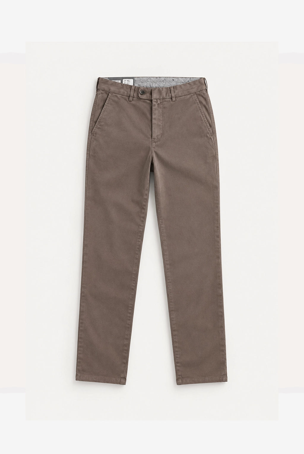 Driscol Cotton Straight Leg Chino - Taupe