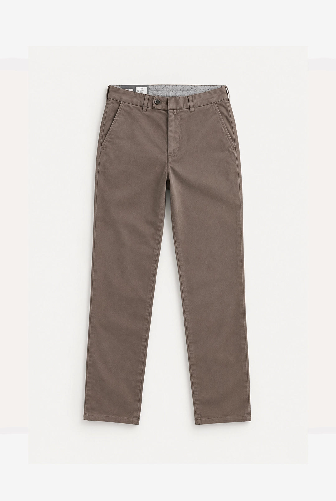 Driscol Cotton Straight Leg Chino - Taupe