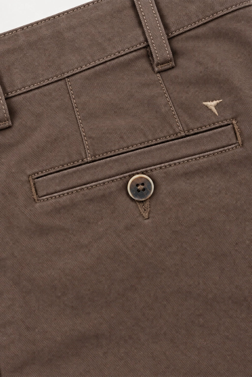 Driscol Cotton Straight Leg Chino - Taupe