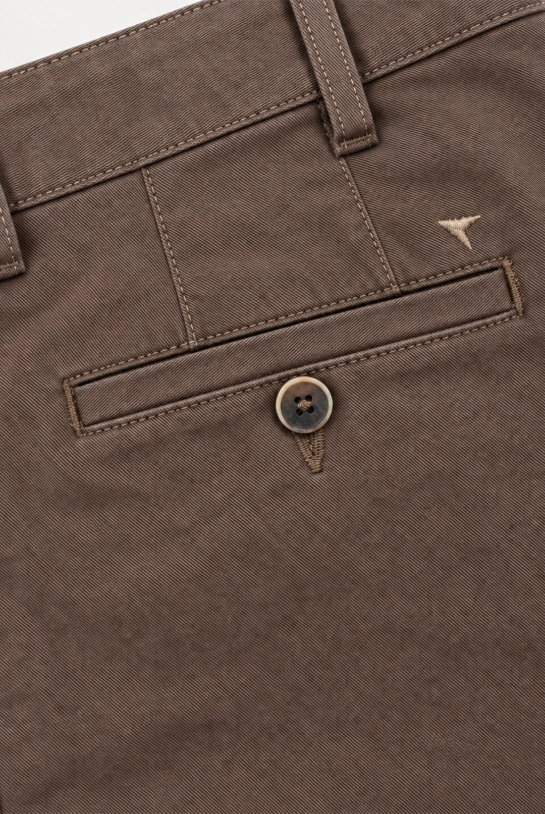 Driscol Cotton Straight Leg Chino - Taupe