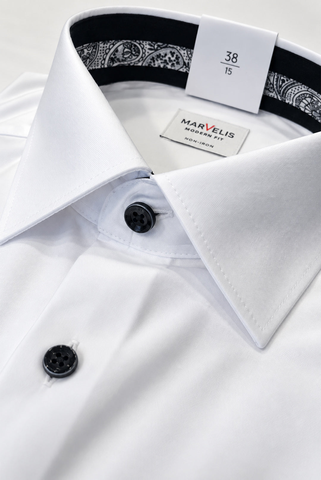 Non-Iron Cotton Shirt - White