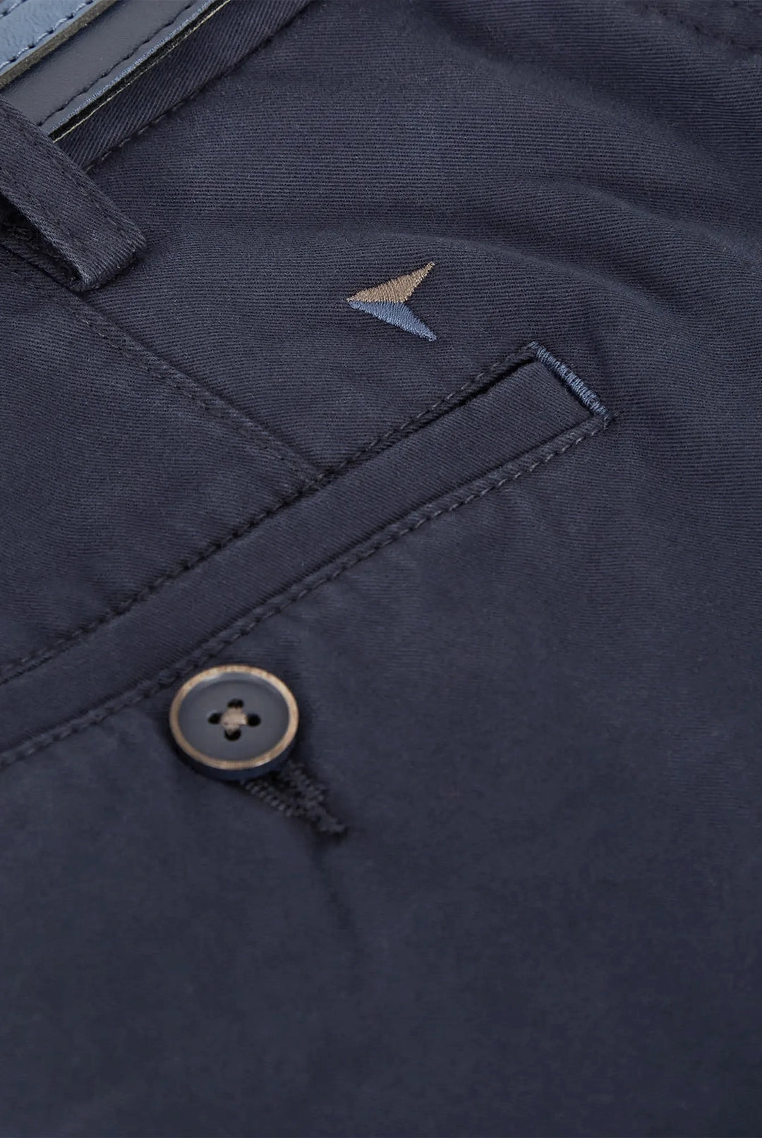 Driscol Cotton Straight Leg Chino - Navy