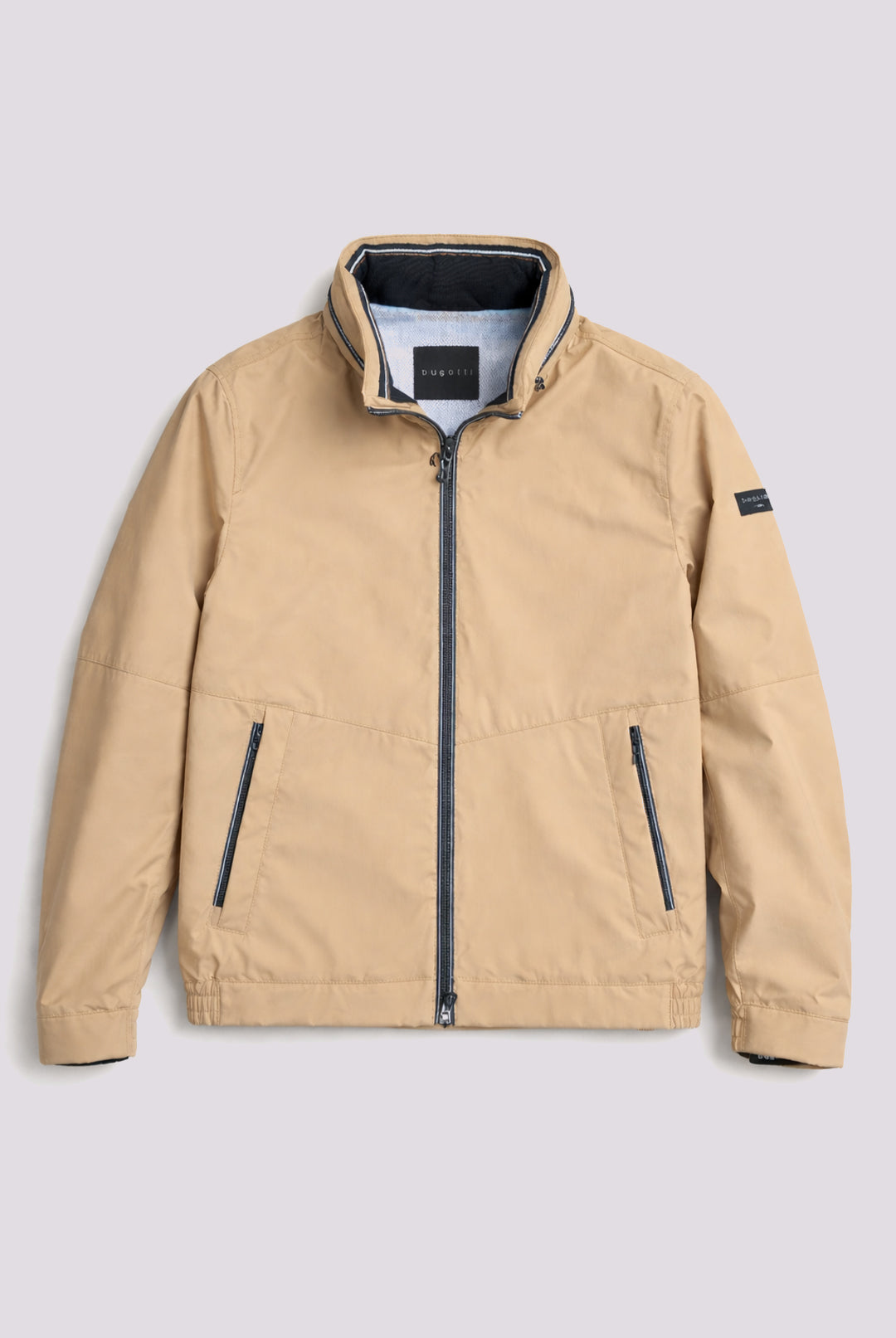 Bugatti Lightweight Showerproof Raincoat – Beige