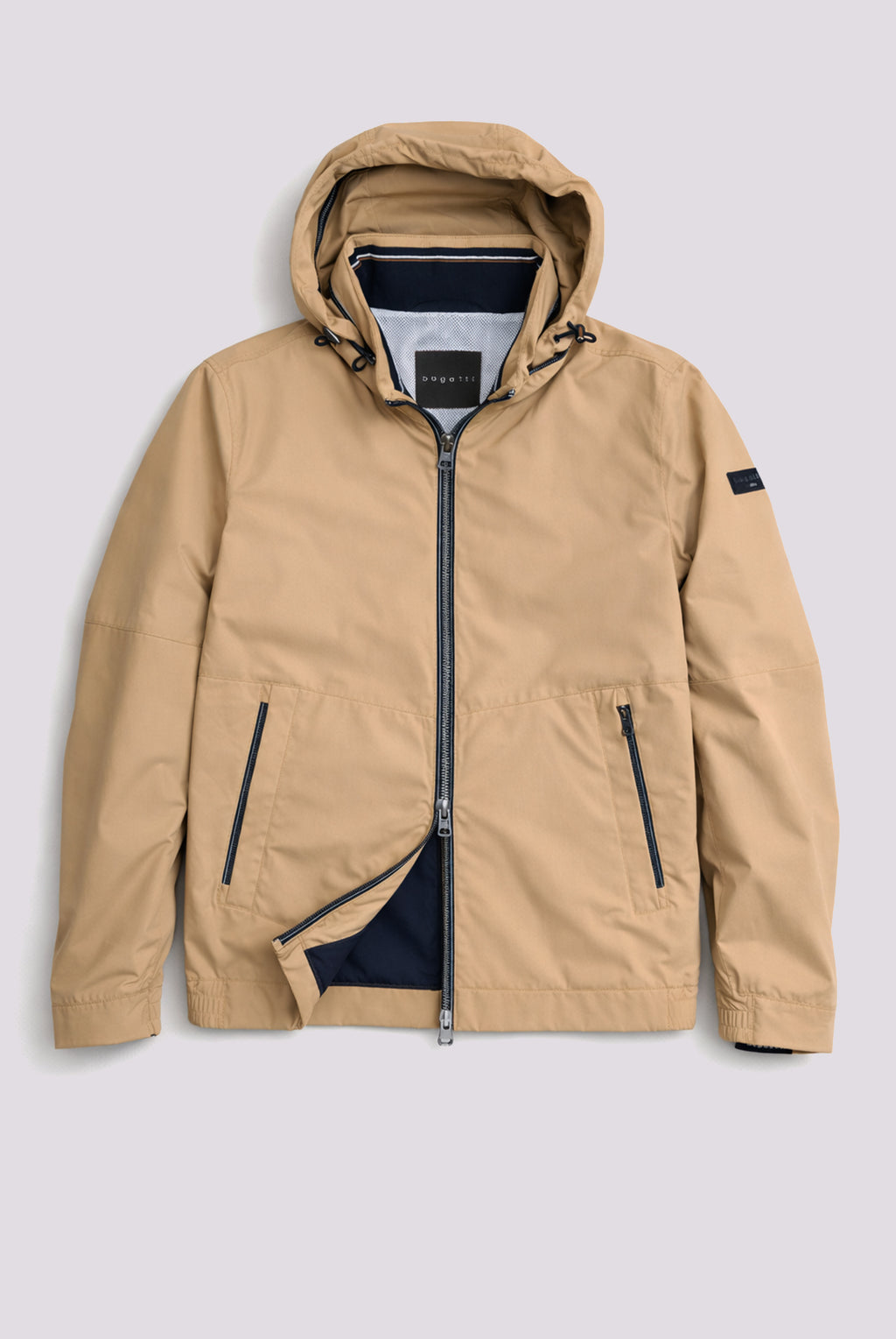 Bugatti Lightweight Showerproof Raincoat – Beige
