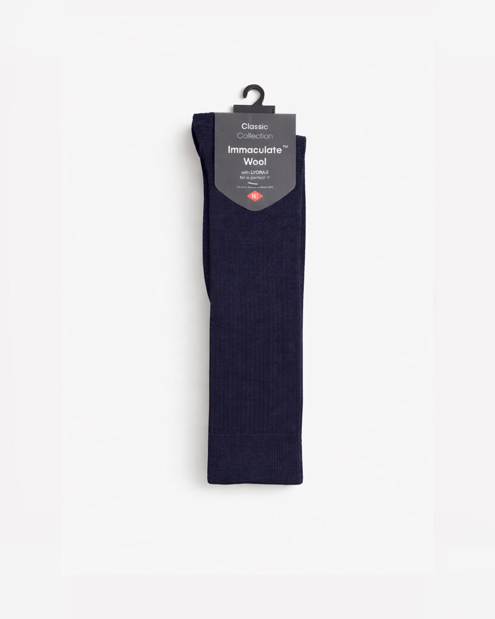 Immaculate™ - HJ77 Long Wool Rich Socks (with Lycra®) - Navy