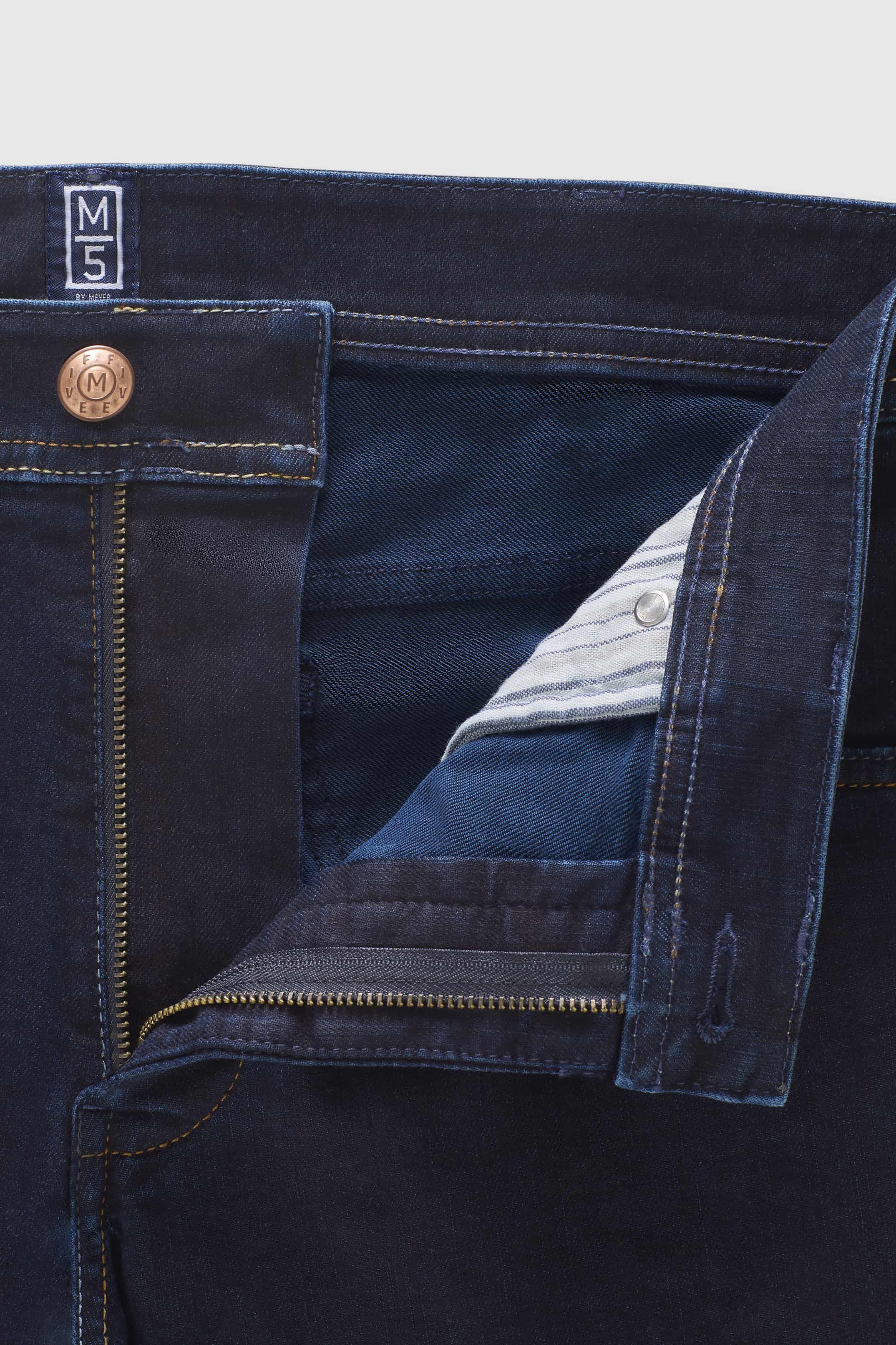 M5 Clean Dark Denim - Rainbow Stitch