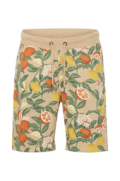 Jersey Sweat Shorts - Floral Stone Print